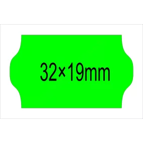 32x19mm ORIGINAL - FLUO zöld árazószalag