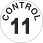 12mm körcímke CONTROL jelölőpont (1.400db/tek)