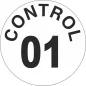 12mm körcímke CONTROL jelölőpont (1.400db/tek)