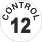 12mm körcímke CONTROL jelölőpont (1.400db/tek)