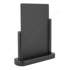   Elegant A4 krétás menütartó - FAtalp fekete - Securit® (ELE-BL-LA)