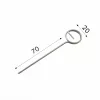 TÜSKE - ( 7cm) INOX árcímke tartó