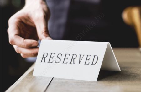 Reserved asztaltábla Securit® (5db) (TN-RES-EN-WT)
