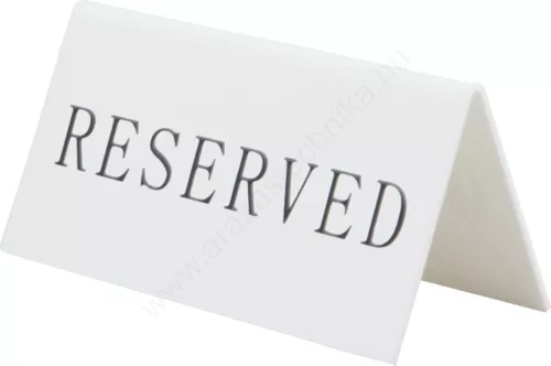Reserved asztaltábla Securit® (5db) (TN-RES-EN-WT)