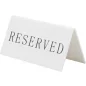 Reserved asztaltábla Securit® (5db) (TN-RES-EN-WT)