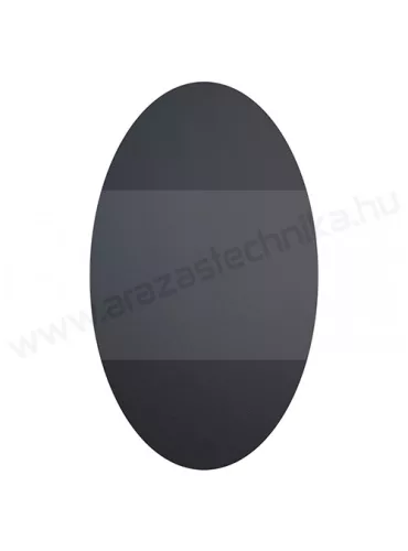 Fekete matrica 8,5x5cm (CS-OVAL-8)