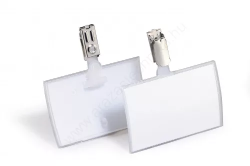 CLICK FOLD csipeszes névkitűző 54X90mm (8216-19) 25db/cs