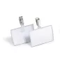 CLICK FOLD csipeszes névkitűző 54X90mm (8216-19) 25db/cs