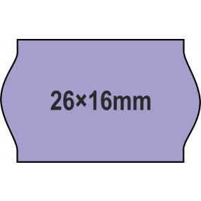 26x16mm LILA - ORIGINAL árazócímke