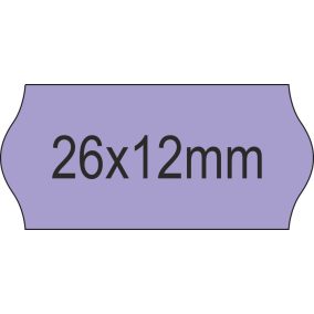 26x12mm ORIGINAL - LILA árazócímke (1400db/tek)