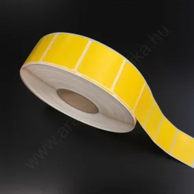 30x30mm PE címke - citrom