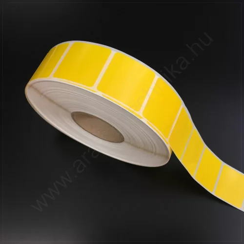 30x30mm PE címke - citrom