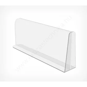 Termékelválasztó 15x37,5cm T- talp, Font Stop