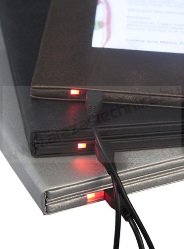 LED menütartó A4 - fekete (MC-LD45-BL)