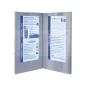 LED menütartó A4 - ezüst (MC-LD45-SL)