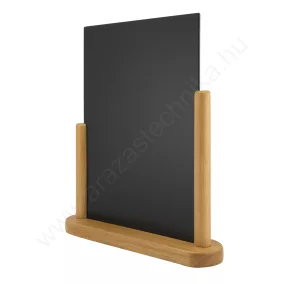   Elegant A4 krétás menütartó - FAtalp tölgy - Securit® ELE-TE-LA