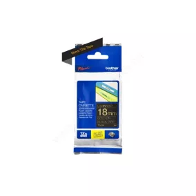 Brother P-touch 18mm FEKETE-ARANY TZe-344 szalagkazetta
