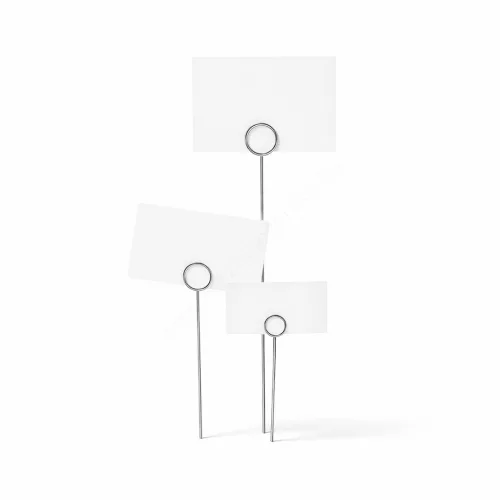 TÜSKE - (20cm) INOX árcímke tartó