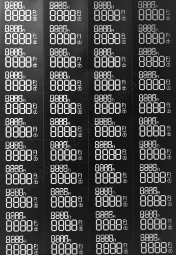 Digitális öntapadós etikett 48x25mm 2SOR (44 db/ív) (100ív/#) FEKETE
