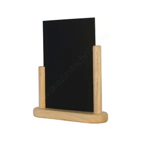   Elegant A5 krétás menütartó - FAtalp bükk - Securit® (ELE-B-ME)
