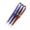 Nyakpánt 20mm - piros (8137-03) FÉM karabiner, biztonsági kioldás