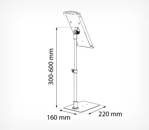 Kasszainfó 10xA4 keret+PVC betét