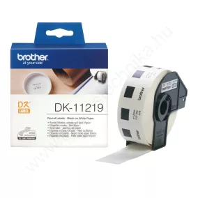 Brother DK-11219 öntapadó címke 12mm kör
