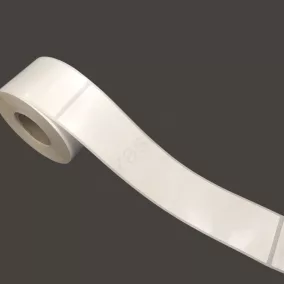   50x225mm - TÁRHELY címke - PP Gloss White műanyag címke 200 db/40