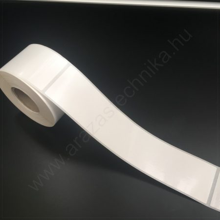 50x225mm PP Gloss White műanyag címke 200 db/40