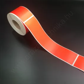   50x225mm - TÁRHELY címke - PP White műanyag címke 200 db/40 + P1655C tónus