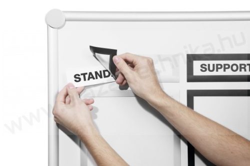 DURAFRAME® MAGNETIC TOP A3 fejléc (4987-23) ezüst