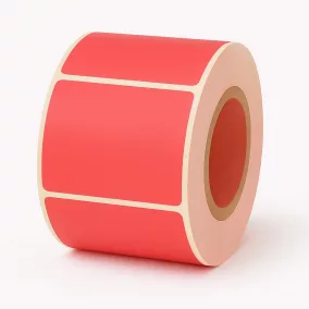 90x90mm  TT papír címke (1.000 db/tek) PIROS