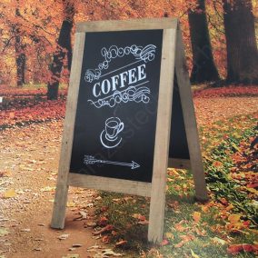   Krétás megállítótábla - 72x131cm NATURE - RUSZTIKUS - kültéri