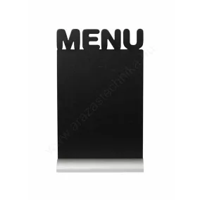   Menütartó A4 krétatábla - alumínium talp Securit® (FBTA-MENU)