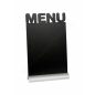 Menütartó A4 krétatábla - alumínium talp Securit® (FBTA-MENU)