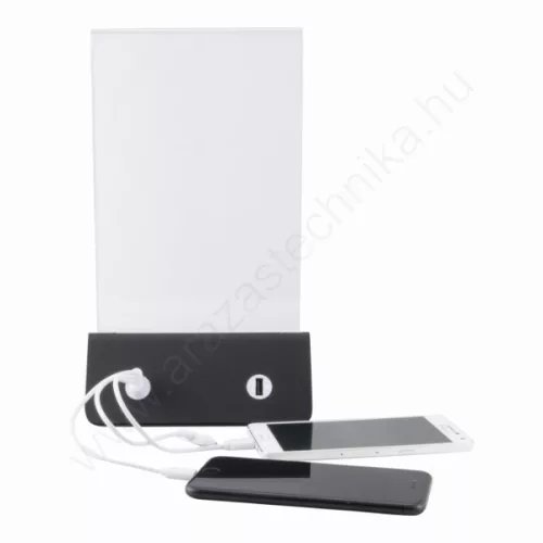 Menütartó A5 PET - USB telefontöltős (PFT-PWB)