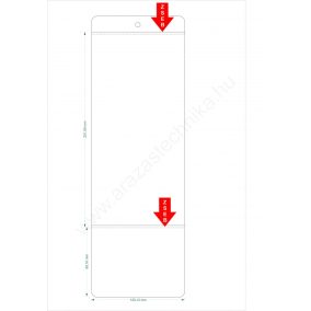   PVC tasak 120mm szélesx90+270 hosszú (2 zsebes) + függeszthető lyuk