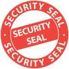 7312 Avery biztonsági körcímke "Security Seal" 38mm kör