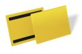 Mágneses logisztikai zseb A5 fekvő (1743-04) (50db) sárga