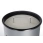 Hamutartó - 17 L fém szemetes (3330-23) ezüst