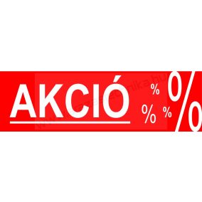 TÁBLA 100x30cm AKCIÓ - 2 oldalas piros