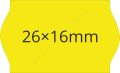 26x16mm citrom ORIGINAL árazócímke (1.000db/tek)