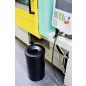 Szemetes SAFE 60L (3307-01) fekete TŰZbiztos hulladékgyűjtő - Acél