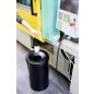 Szemetes SAFE 60L (3307-01) fekete TŰZbiztos hulladékgyűjtő - Acél