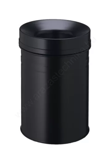 TŰZBIZTOS SZEMETES 15L (3325-01) fekete