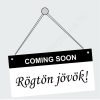 Rögtön jövök! tábla 200x100mm - (fekete-fehér)