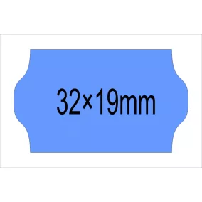 32x19mm ORIGINAL - KÉK árazószalag