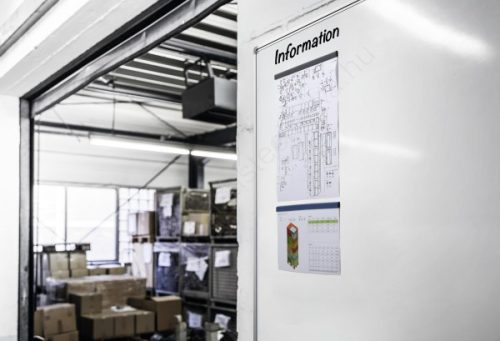 DURAFIX® RAIL 210mm - KÉK - öntapadó mágnes KLIP (4706-07) (5db/cs)