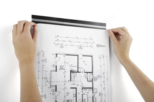 DURAFIX® RAIL 210mm - EZÜST - öntapadó mágnes KLIP (4706-023) (5db/cs)