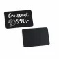 Krétás ártábla szett85x55mm SAFE FOOD + kréta + lemosó